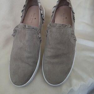 Kate Spade Tan Suede Loafers